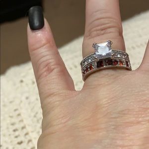 Size 8 double band ring